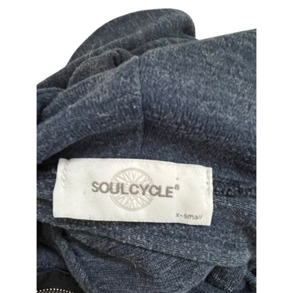 SoulCycle Full-Zip Hoodie - X-Small - Heathered Dark Blue - Picture 2 of 4